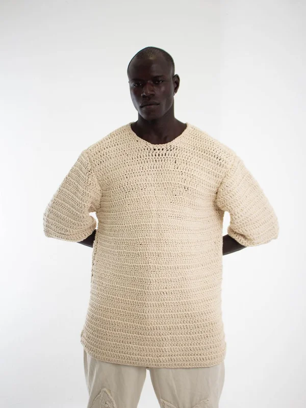 Merino Ribbed Turtleneck front view